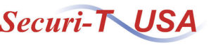 Securi-T USA logo white trademark